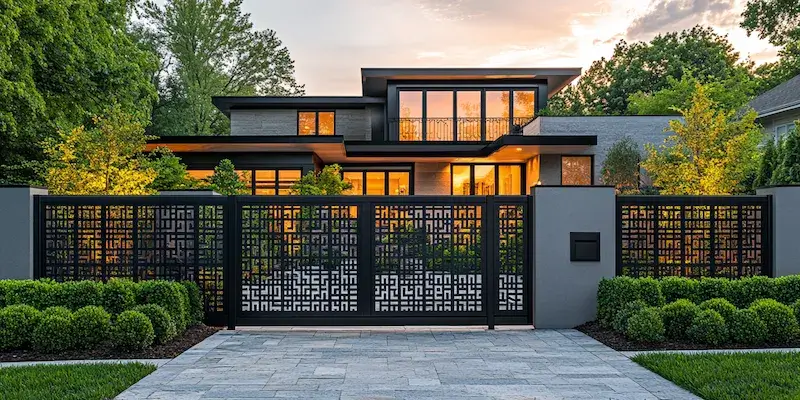 Alu Zäune aus Polen