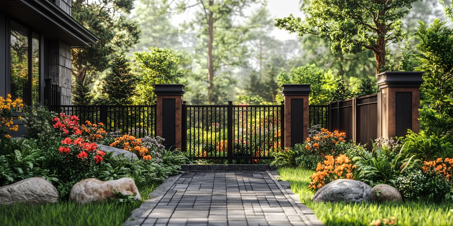 Aluminium Zaun aus Polen