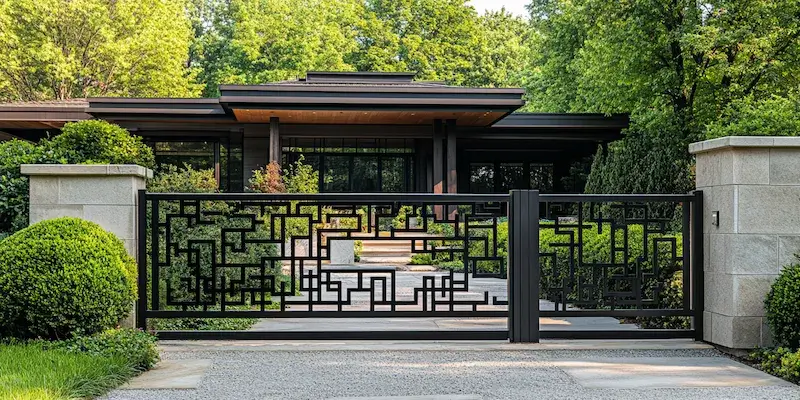 Aluminiumzaun aus Polen