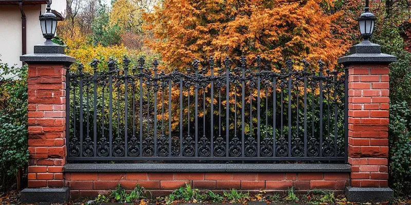 Metallzäune aus Polen mit montage