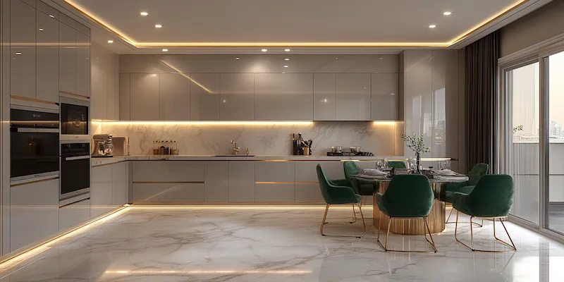 Białe meble kuchenne jakie płytki?