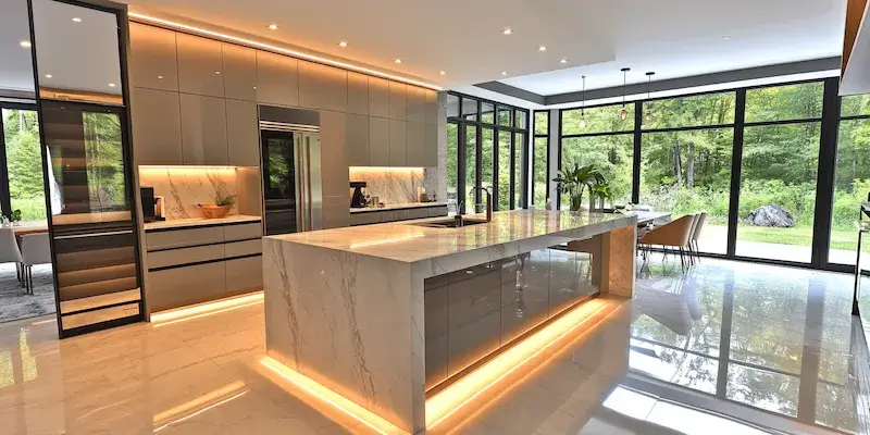 Co na ścianę między meble kuchenne?